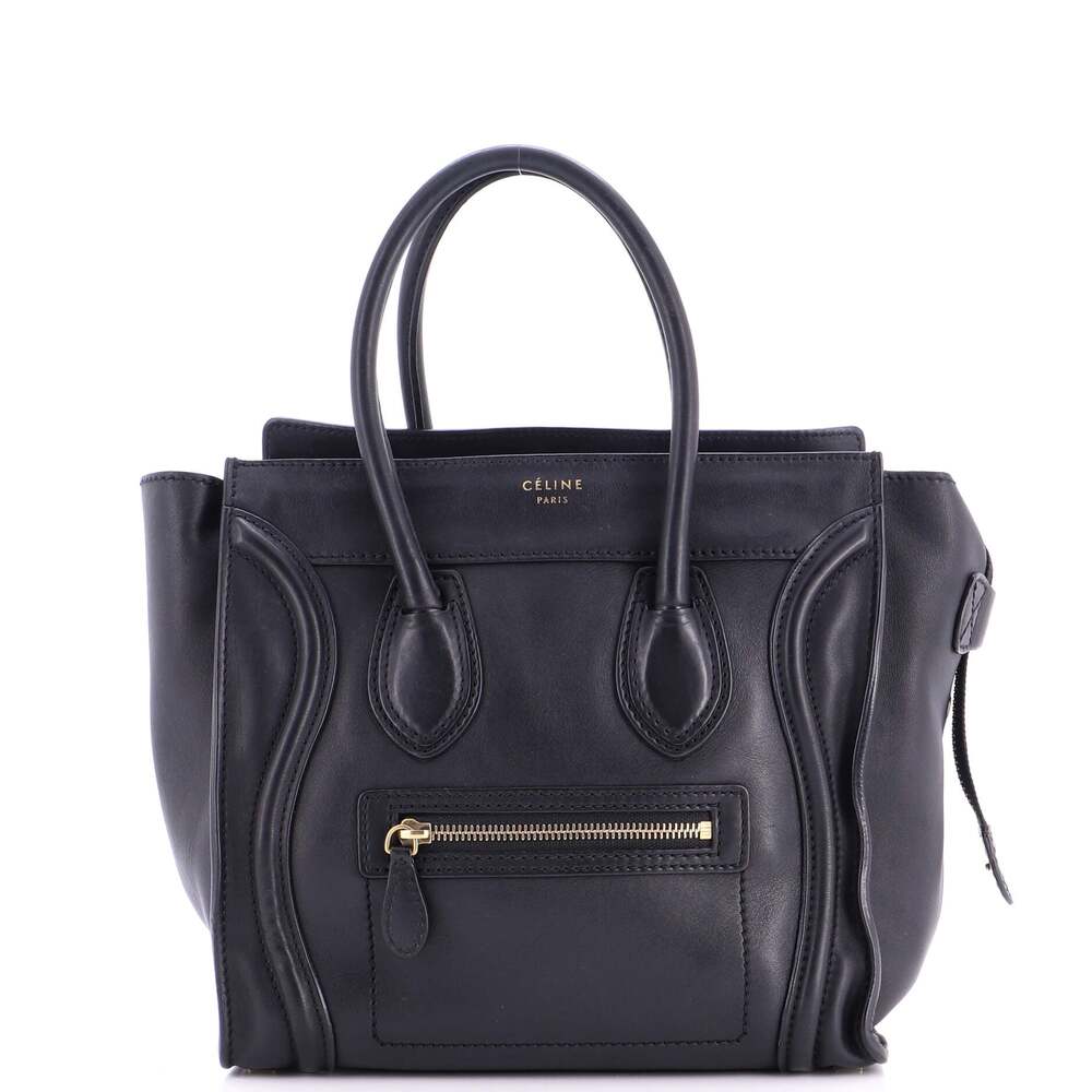 Celine Luggage Bag Smooth Leather Micro #247500C12B